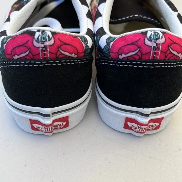 VANS | Old Skool Rose Animal Checkered Print Shoes - Picture 5 of 7